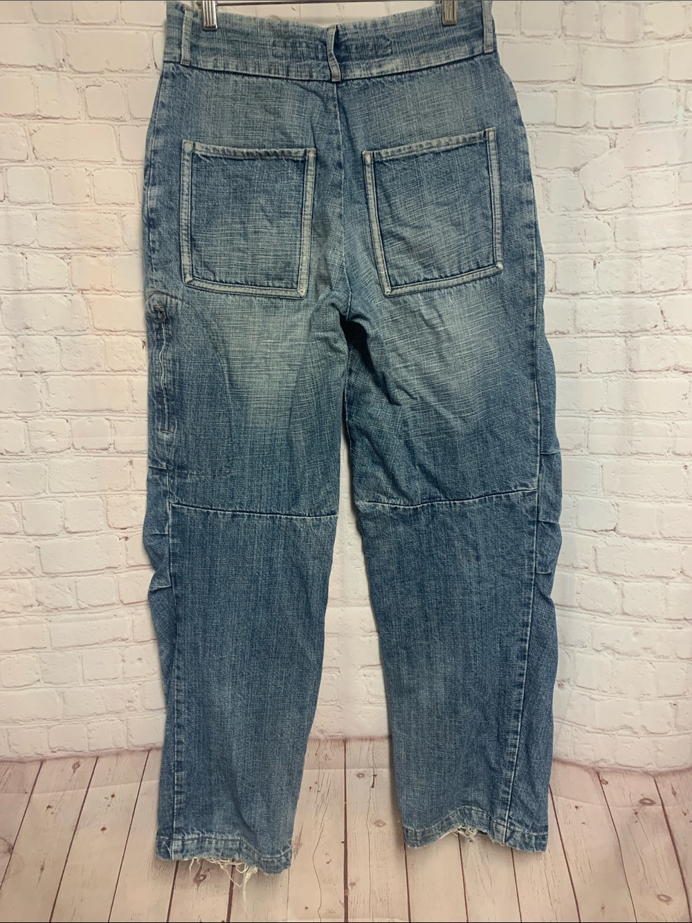 Vintage Le Jean de Marithe Francois Girsaud Skater Baggy Jeans 32 x 32 - Picture 4 of 8